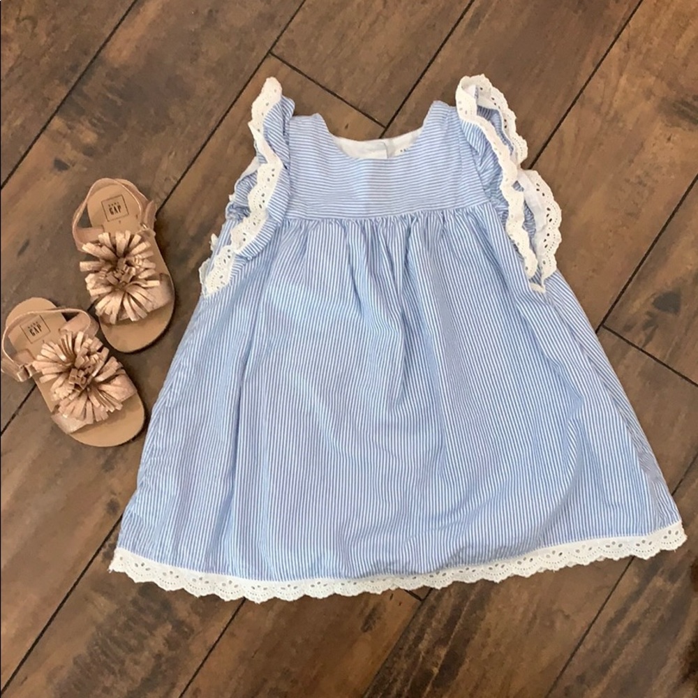 EUC Baby Gap Dress and Sandle Set
